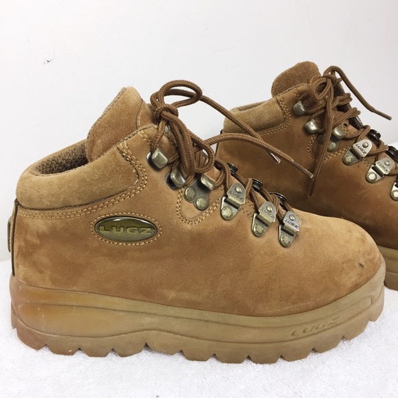 Vintage Shoes - Vintage Lugz platform work boot Y2K chunky heel